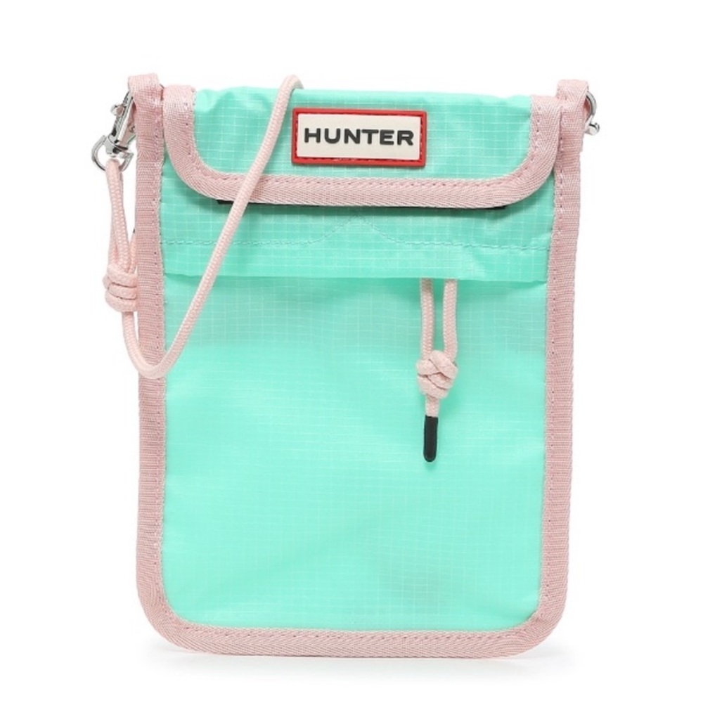 Hunter Mint and Pink Crossbody Bag